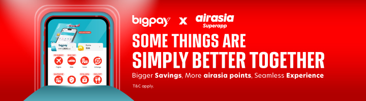 Exclusive offers for 2023 with BigPay and AirAsia! 