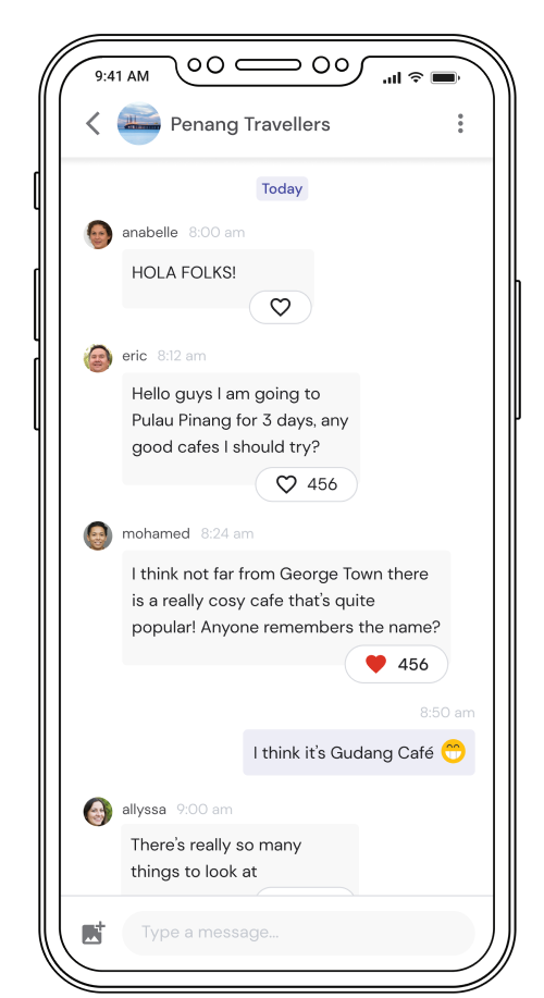 Once you’re in, you’ll be able to send messages and interact with the community member.