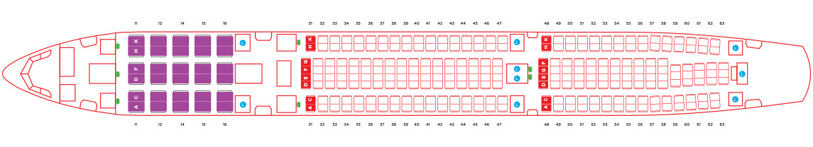 Air asia seat map