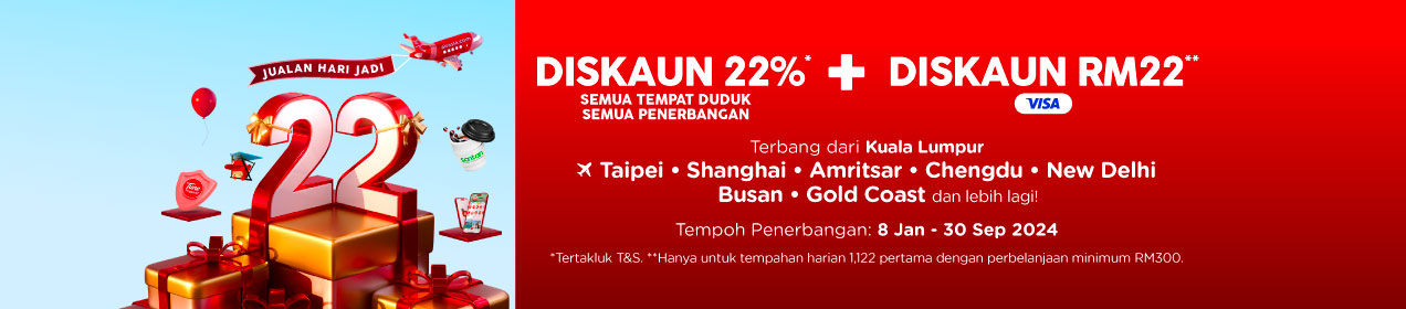 D7 22nd Airline Bday Sale - 3Dec