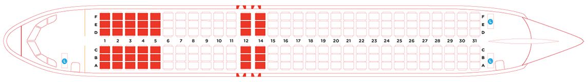 Air asia seat map