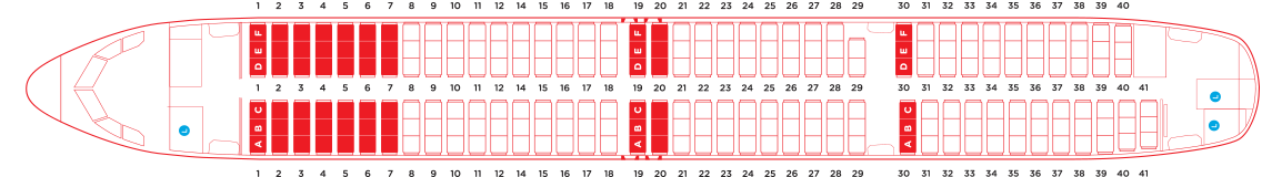 A320 Airbus 100 200 Seating Chart
