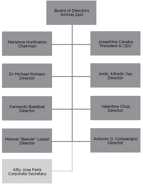 Organizational Chart Of Philippine Airlines