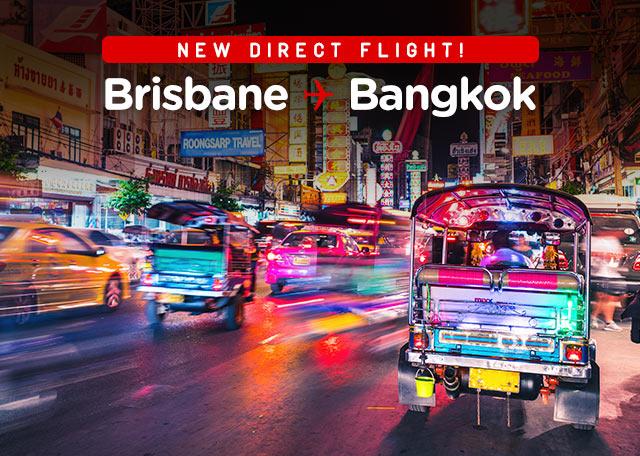 New Direct Route Brisbane to Bangkok